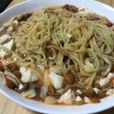 豆腐ナメコの冷たいラーメン